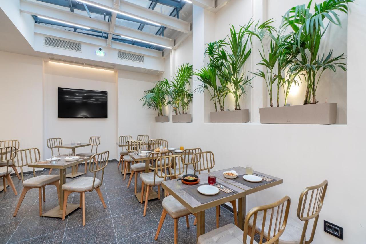 Hellenic Vibes Smart Hotel Atene Esterno foto Breakfast room