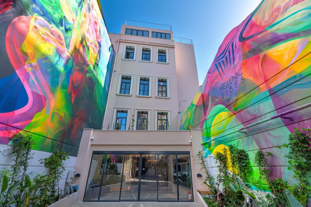 Hellenic Vibes Smart Hotel Atene Esterno foto The entrance to the gallery