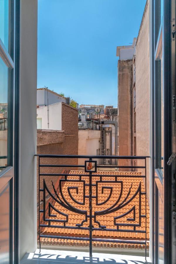 Hellenic Vibes Smart Hotel Atene Esterno foto View from the balcony of the apartment