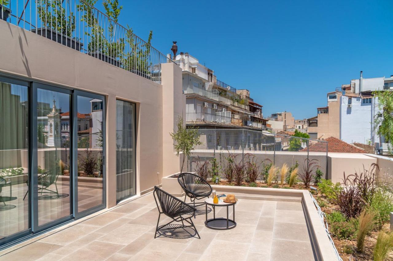 Hellenic Vibes Smart Hotel Atene Esterno foto Rooftop terrace