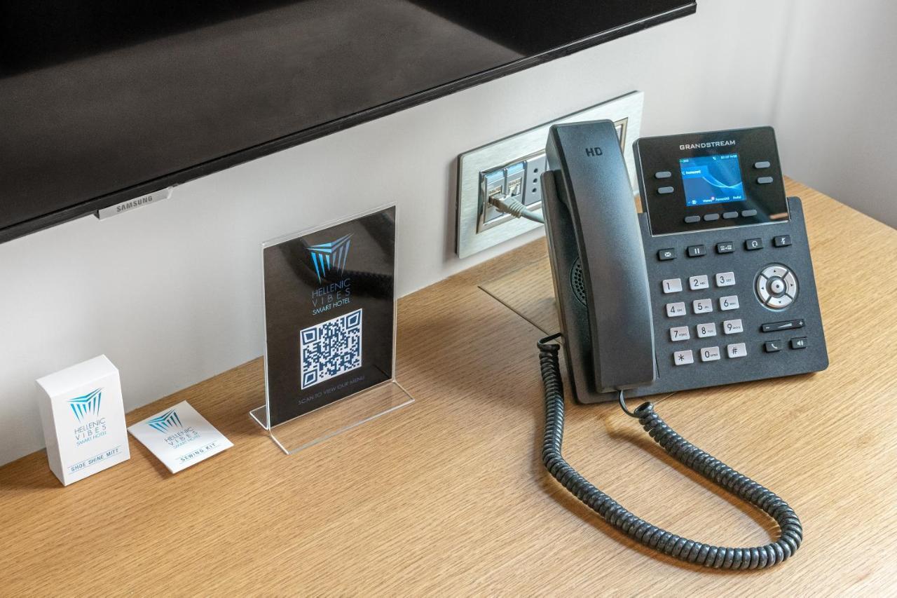 Hellenic Vibes Smart Hotel Atene Esterno foto A VoIP phone